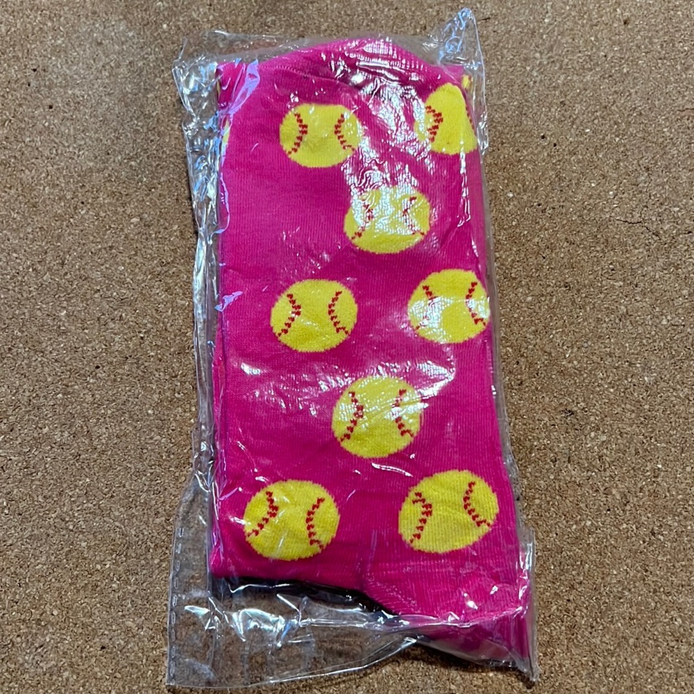 PINK Softball Socks - New in Plastic